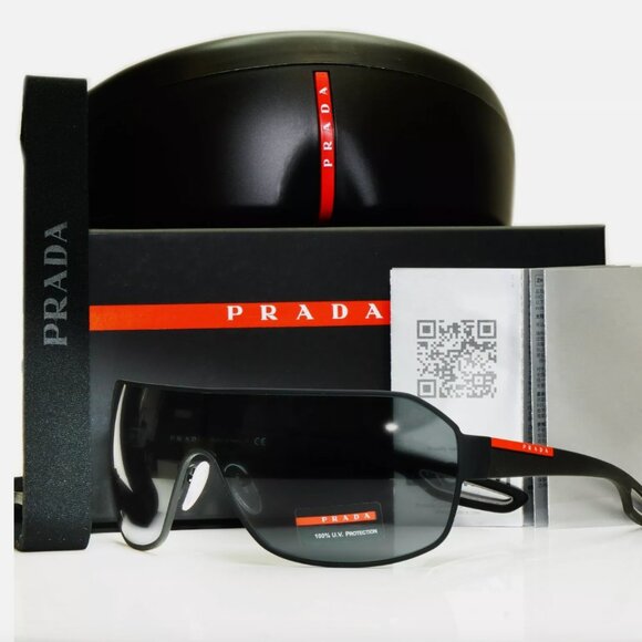 PRADA Mens Sunglasses Shield Visor Ski Sport New - Picture 1 of 6